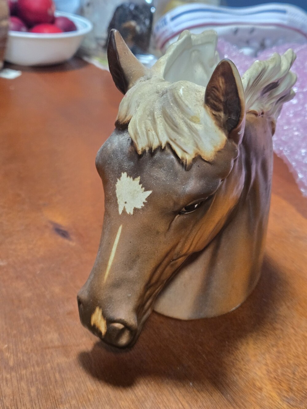 Beautiful Brown Horse Head Sculpture -planter Home Art Decor - Picture 4 of 6